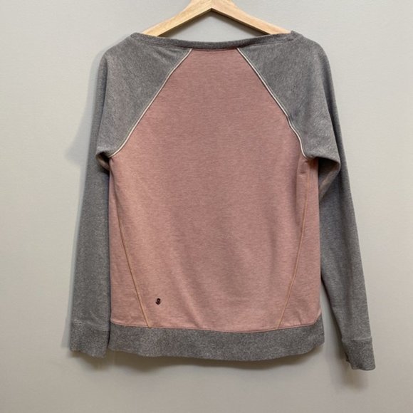 ❗️SOLD❗️Lululemon Pink/Grey Love Crew Sweatshirt Size 4 - Picture 5 of 6
